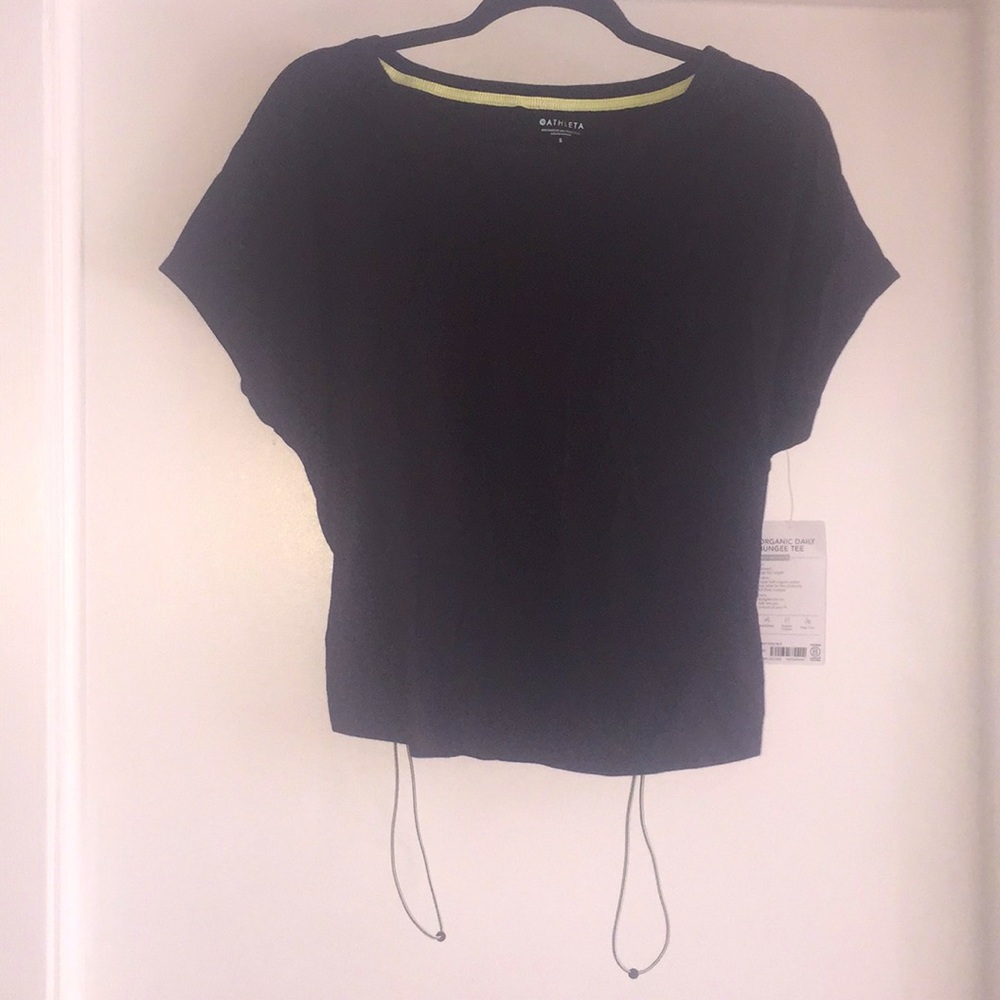 Athleta organic cotton daily bungee tee pact